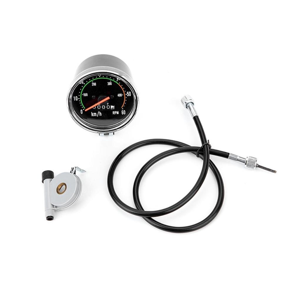 Mechanische Snelheidsmeter Universele Klassieke Bike Fietsen Kilometerteller Stopwatch Waterdicht Fiets Toerenteller Gauge Voor Fiets: Default Title