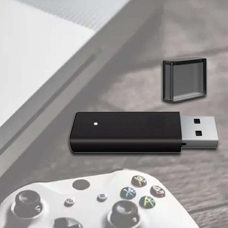 Portable Adapter Dongle for Controller Bluetooth-compatible Adapter Work with PC Stable Connection Gaming Accessories