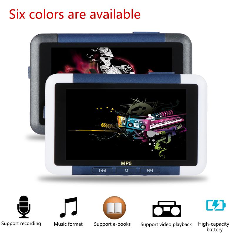 Reproductor MP5, pantalla LCD delgada de 3,5 pulgadas, reproductor de música y vídeo, grabadora, lector de E-book, Radio FM, MP3, reproductor MP4, 8GB, 16GB, reproductor de música r57