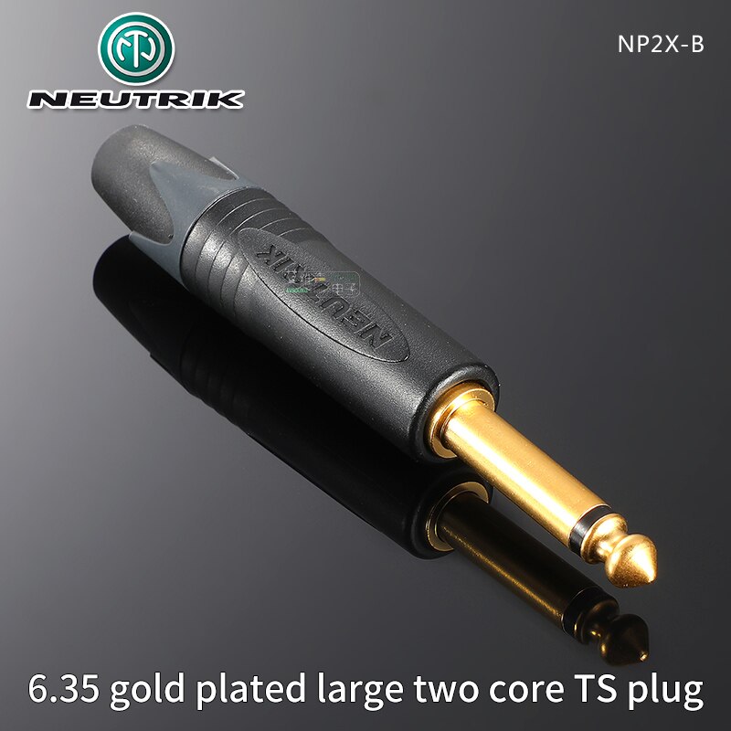 Neutrik Jack 1/4" 6.35 mm Heavy Duty Phone Plug NP2X NP3X NP2RX NP3RX Mono / Stereo Guitar Snakes Speakers Audio Cable Connector: green