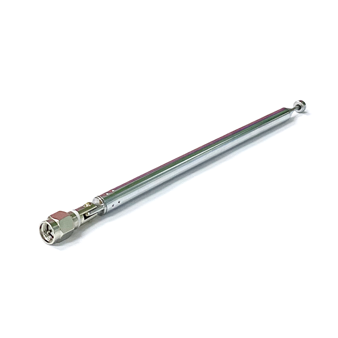Antena telescópica SMA macho para Radio TV, repuesto de 159mm, 7 Secciones, DIY, precio al por mayor, 1 ud.