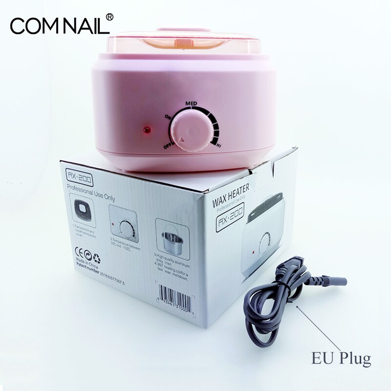 Schönheit Wachs Topf Wärmer Für Hand Fuß Epilierer AX200 Bad Paraffin Wachs Heizung Schönheit Salon Spa Heizung Wachs-schmelzen wärmer Maschine: pink with EU