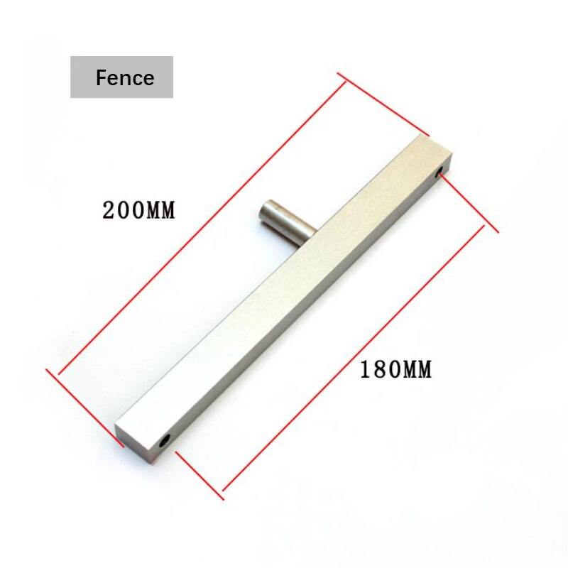 Mini Table de scie circulaire en Aluminium, plateau d&#39;insertion, avec Guide de jauge d&#39;onglet, établi pour le travail du bois: Set E