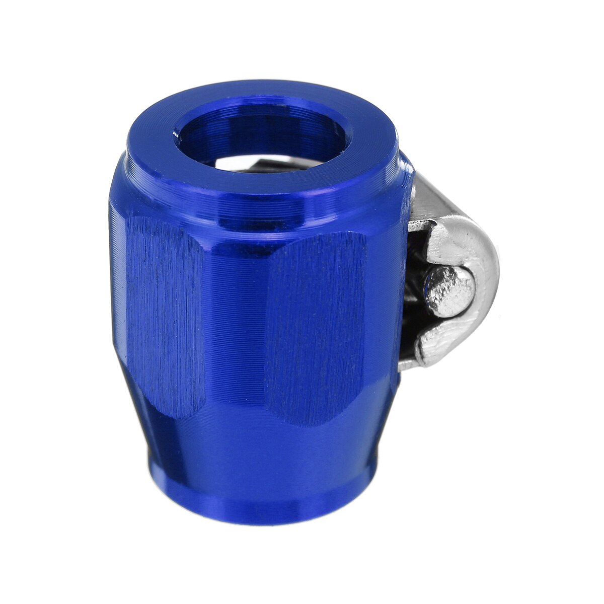 AN4 Hex Hose Finisher Clamp With Screw Band Hose End Cover Fitting Adapter Hose ClampFuel Oil Water Tube Hose Finishers