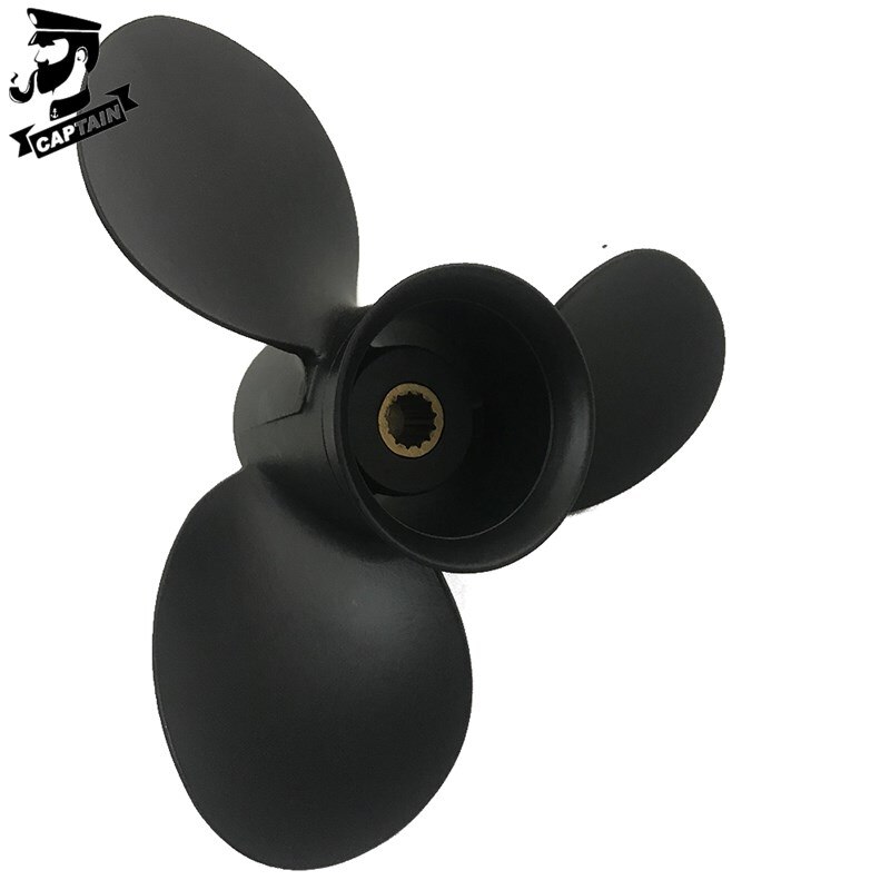 9 1/4 X9 Propeller Fit Evinrude&Johnson Outboard Engines 8HP 9.9HP 15HP Aluminum 13 Tooth Spline RH 763458