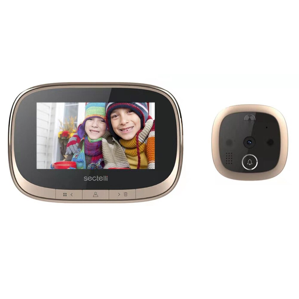 Sf550 sikkerhed i hjemmet smart video dørklokke kameraer intercom visuel cat eye dør telefon dør alarm til husstand soveværelse indretning: 02