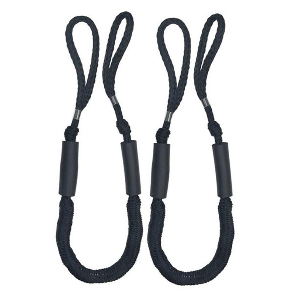 2pcs Boat Dock Lines Mooring Rope Bungee Cords For Boats Jet Ski Kayak Pontoon Boat Accessories: A