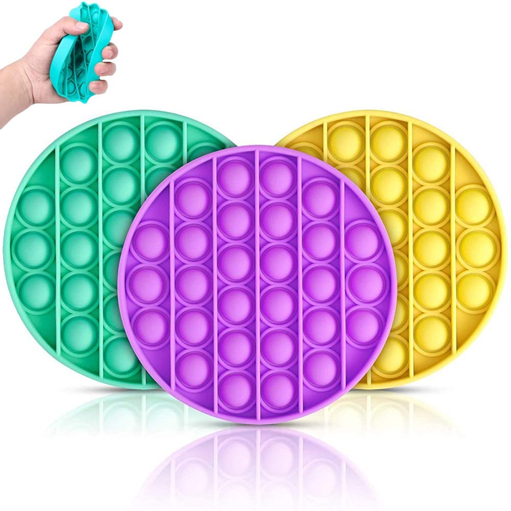Pop It Fidget Push Bubble Sensory Toy Autism Special Need Stress Reliever Squeeze Sensory Figet Toys Relieve Stress Help Recover