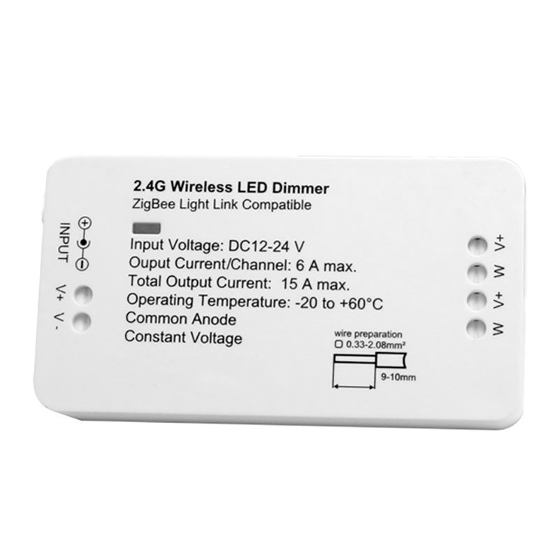 RGBW Smart Home ZigBee LED Strip Controller Smart Phone App/Voice Control Work with Echo Plus Require ZIGBEE 3.0 HUB: Default Title