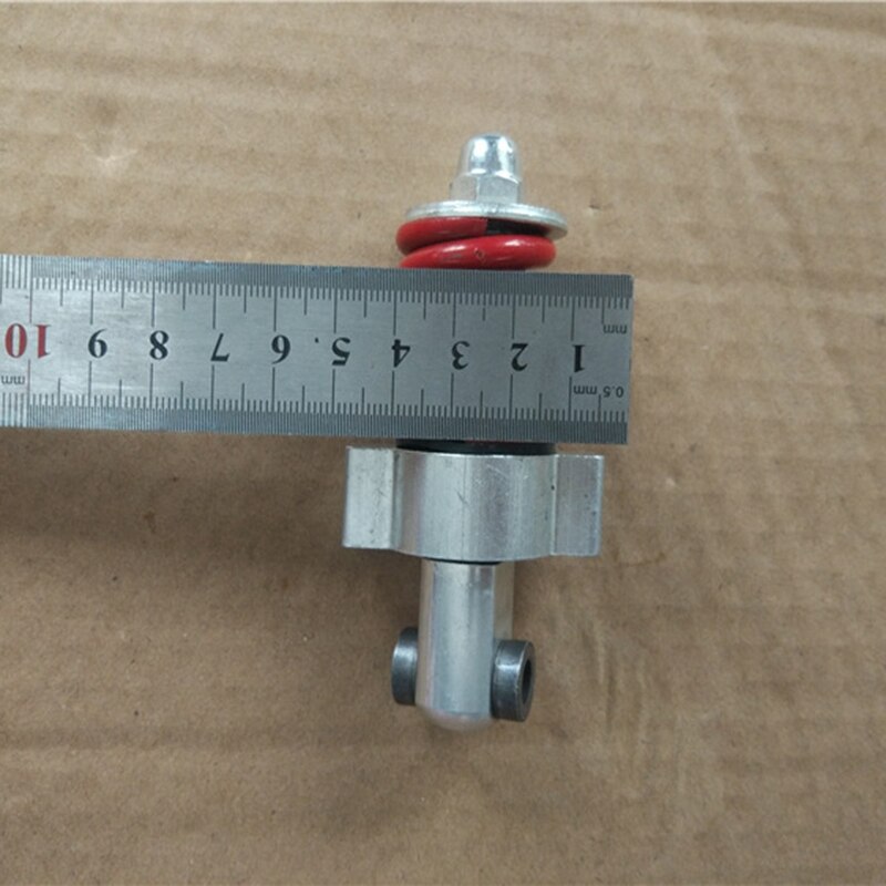 2 Pcs Bike Red+Silver Scooter Metal Rear Suspension Bumper Spring Shock Absorber Rear Shock Absorber Electric Scooter