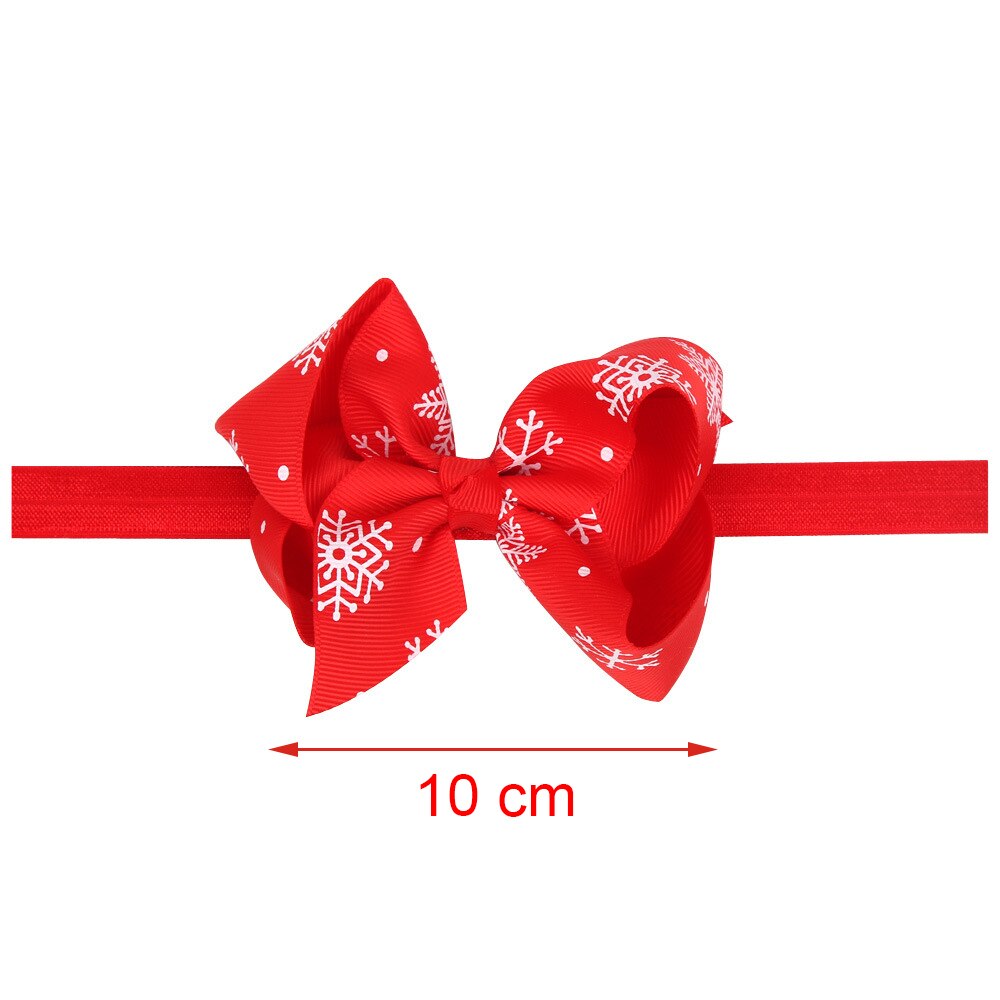 Diadema para bebé niña, accesorios para el cabello de tela, lazos de Navidad, tocado, tiara, , cinta de vendaje para niños pequeños, recién nacido