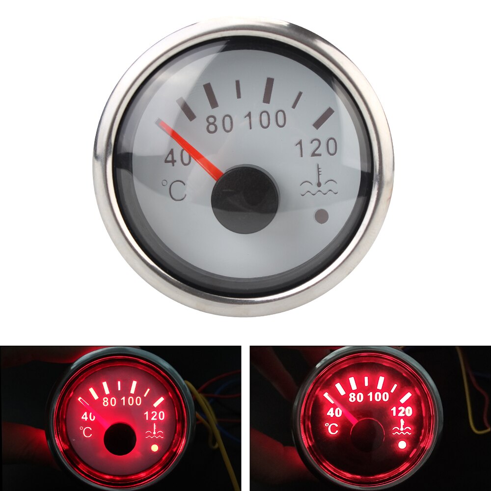 Vikenar Elektromagnetische Water Thermometer 52mm 12~24V Vehicle Water
