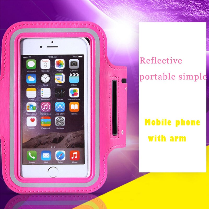 Universal 6.5" Mobile Phone Sweatproof Waterproof Jogging Running Arm Band Holder Case for iPhone4 5S SE 6 6S 7Plus for samsung