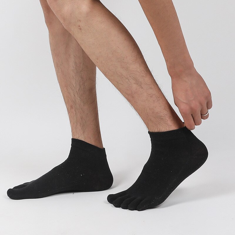 Unisex Yoga Sokken Antislip Vloer Sokken Voor Mannen Vijf Teen Sokken Ziekenhuis Pilates Barre Enkel Cushioned Ziekenhuis Slipper sokken