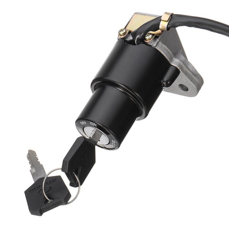 Motorcycle Ignition Switch Lock Assembly 3-Pin With Keys Fit For Yamaha DT 125 R/TZR 250/XT 350/XT 600