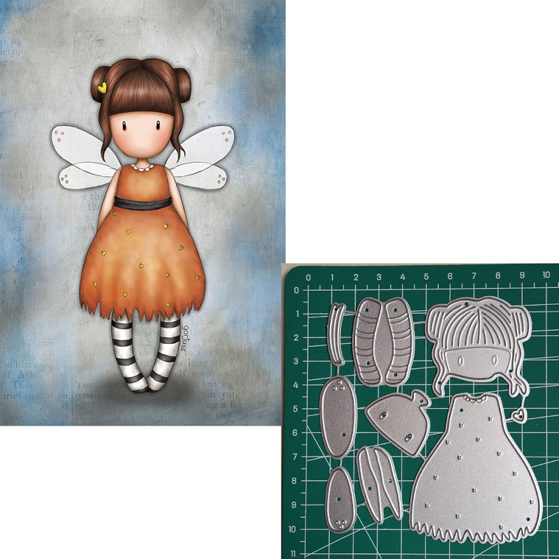 76 Clown mädchen schablonen für diy scrapbooking sterben neuheiten metall schneiden stirbt für karte, der rahmen stirbt