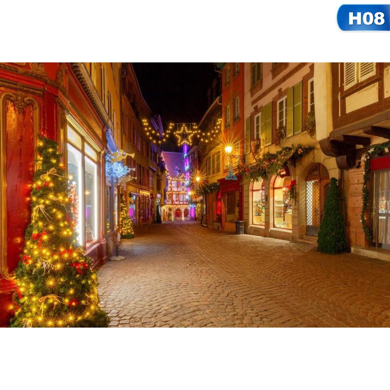 Fotografi baggrunde jul baggrund klud sner julemand hjem indretning fotostudio stof dekoration: H08