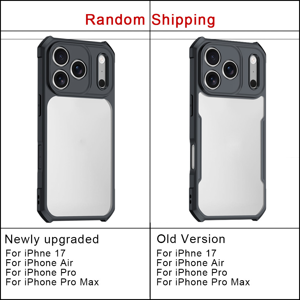 Xundd For iPhone 17 Pro Max Case For iPhone Air 17 17 Pro Case Shock-Absorbing Acrylic&TPU Clear Back Cover with Magnetic Ring: SKY BLUE / iPhone17 Pro