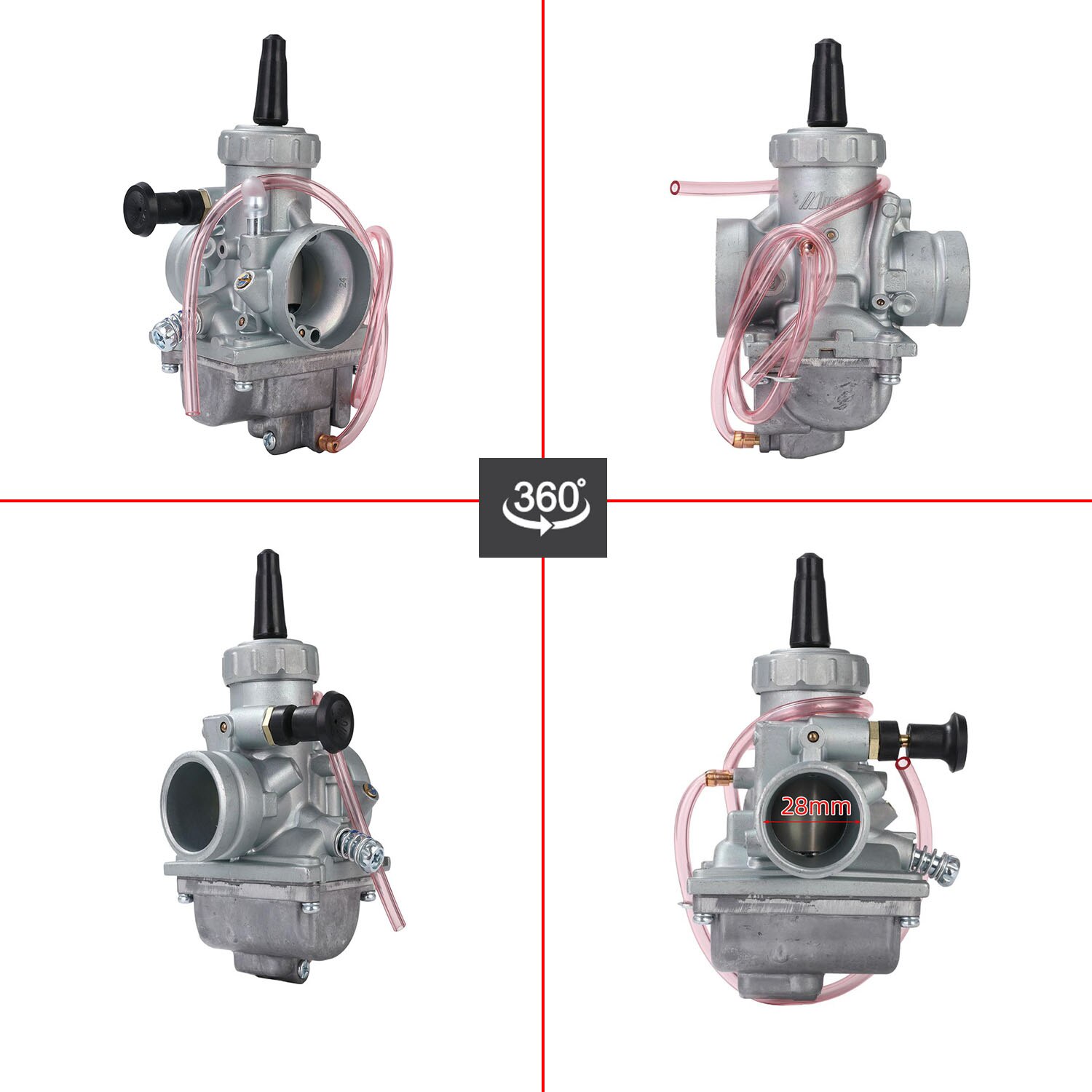 Carburetor Mikuni Carburetor VM24 28mm For 150cc 160cc 200cc 250cc Engine CRF KLX TTR Pit Dirt Bike ATV Round Slide