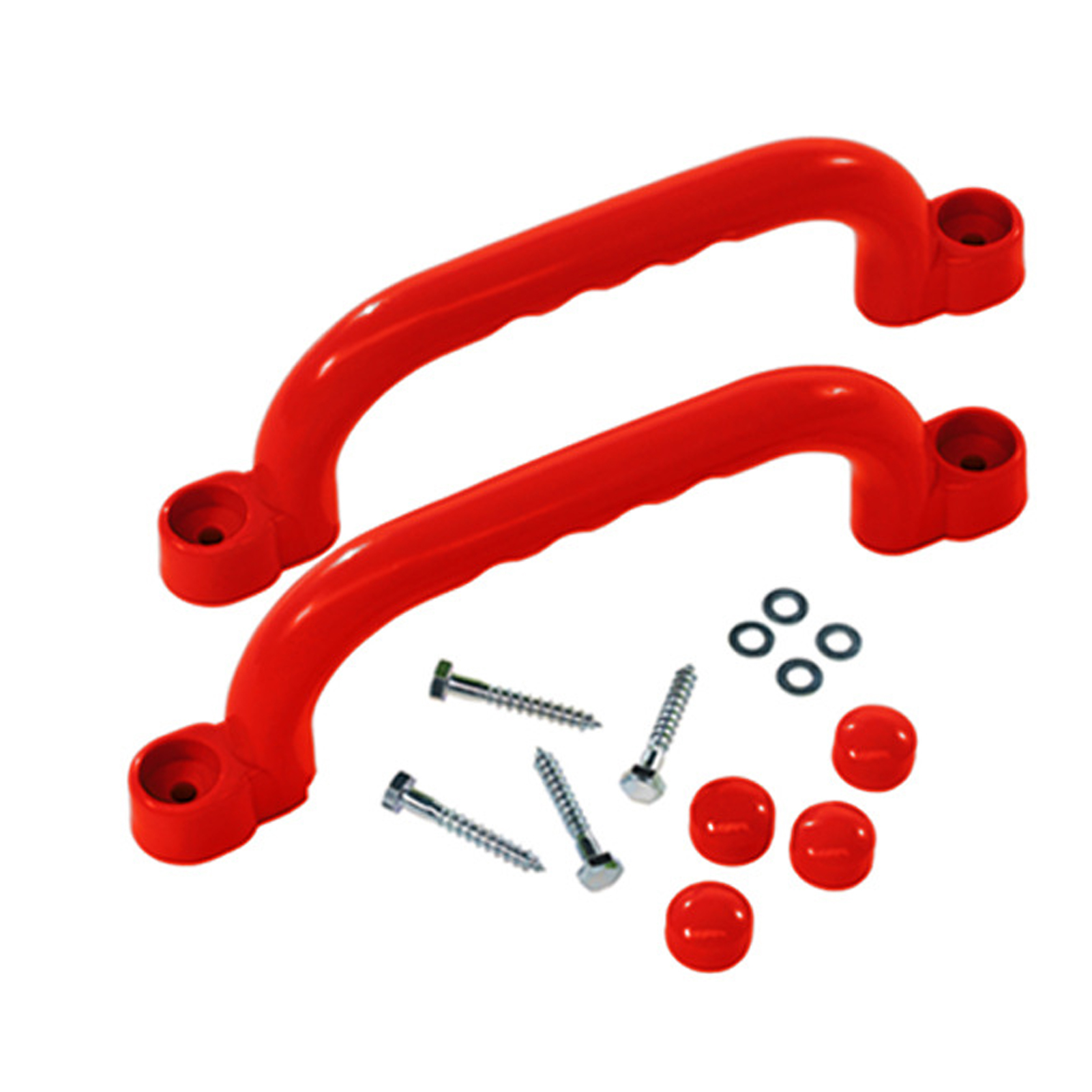 Playground Accessories Play Playhouse Grab Handle Bars Playroom Ladder Handles for Jungle Gym Backyard Playhouse Treehouse: Red