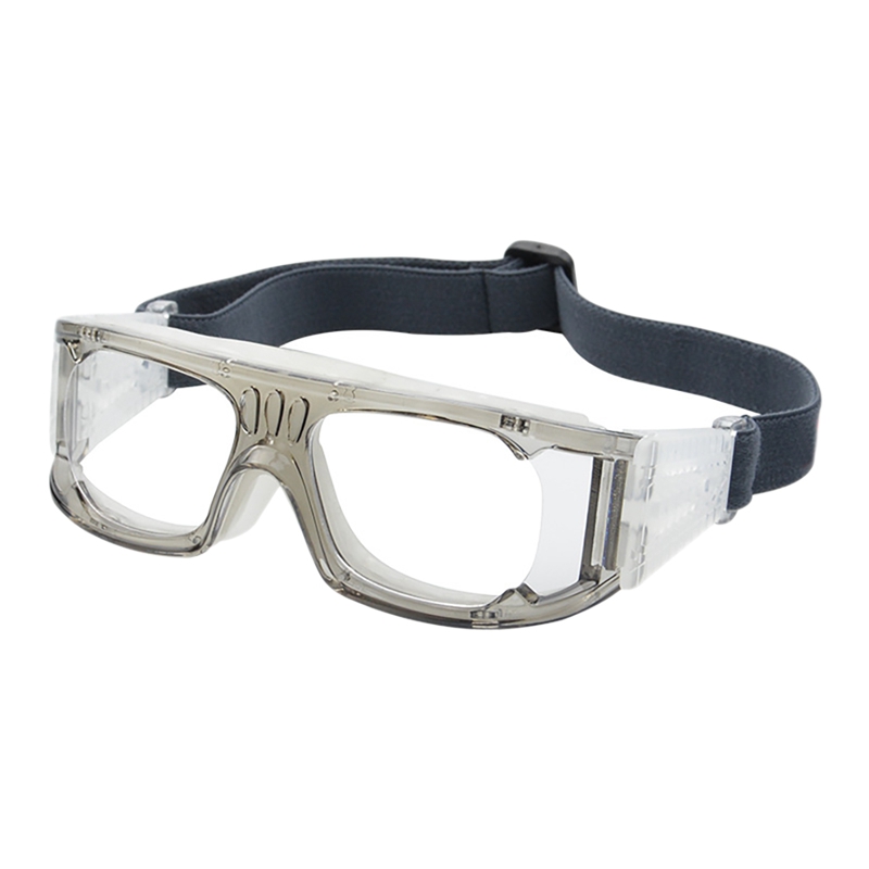 Basketball Gläser Sport Brillen Für Männer Anti-Kollision Gläser Fitness Ausbildung Brille Radfahren Brille: dunkel Grau