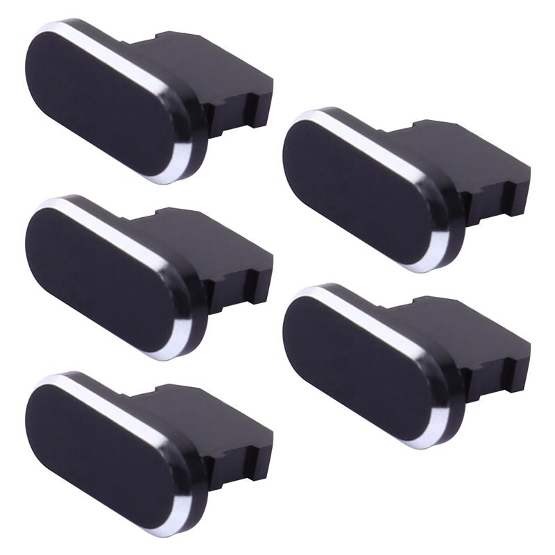 5Pcs Metal Anti Dust Dock Charger Plug Stopper Cap Cover Voor Iphone X Xr Xs Max 8 7 6S Plus Mobiele Telefoon Accessoires