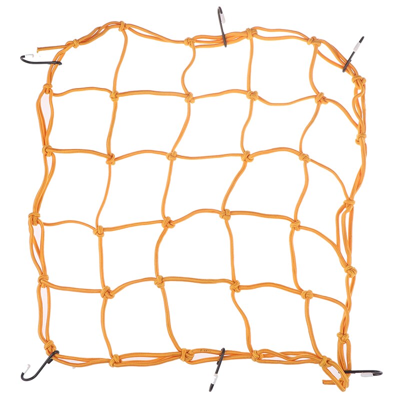 6 Hook 40x40cm Helmet Cargo Luggage Mesh Web Net Black Helmet Web Car String Motorcycle Cargo Mesh Net