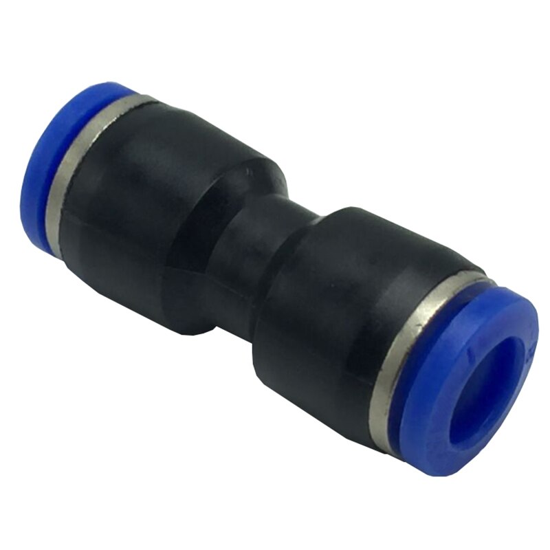 Encaixes pneumáticos que encaixam o plutônio plástico do conector 4mm 6mm 8mm 10mm para o impulso do tubo da mangueira da água do ar na conexão rápida reta do gás