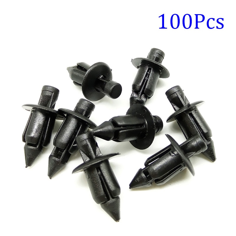 Kit Fastener Clips Panel Bicycle Motorcycle Fairing Rivet For Suzuki Kawasaki Black Replacement