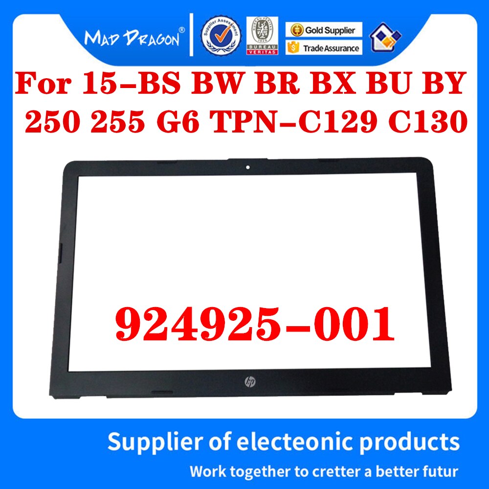 924892-001 L03439-001 AP204000181 per HP 15-BS BR BU BW 250 255 G6 TPN-C129 C130 computer portatile Lcd coperchio posteriore coperchio posteriore Silve: 924925-001