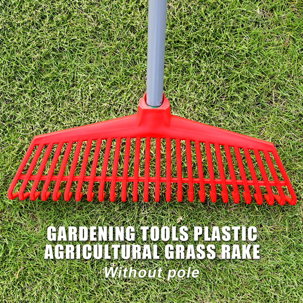 Gardening Tools Portable Cleaning Lawn Grass Rake 26 Teeth Odorless Courtyard Replacement Agricultural Plastic Loose Soil