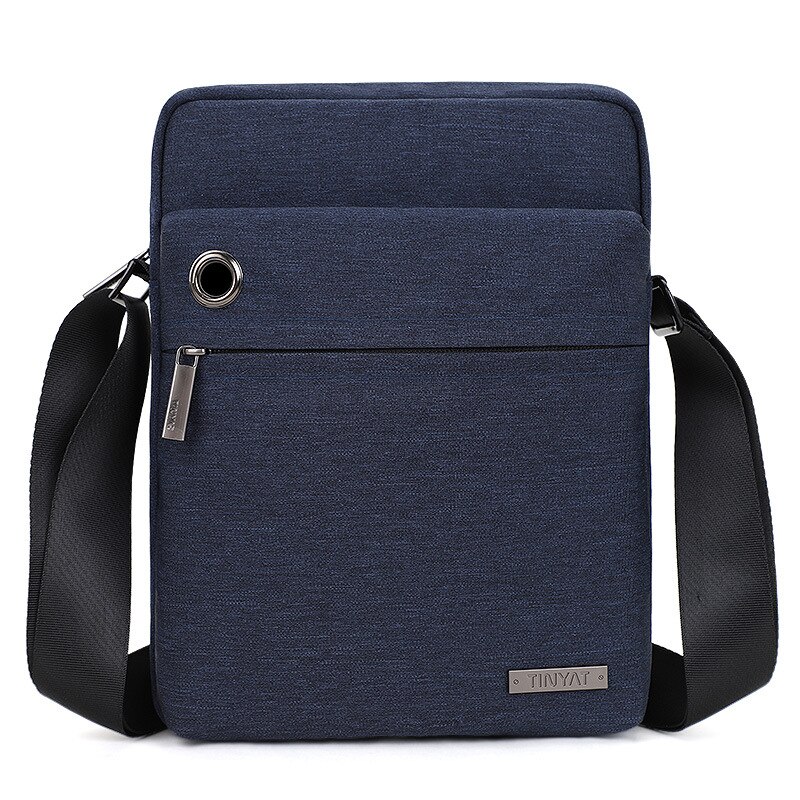 TINYAT Männer Tasche Stoßfest herren Umhängetasche Licht lässig Leinwand Männer Schulter Tasche Männlichen Wasserdichte Bote Taschen Für Männer bolsas: T550-Blau