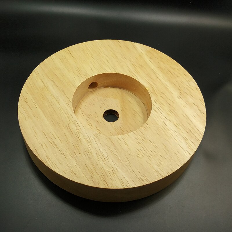 Wood Table Lamp Base oak 120mm DIY Light Parts