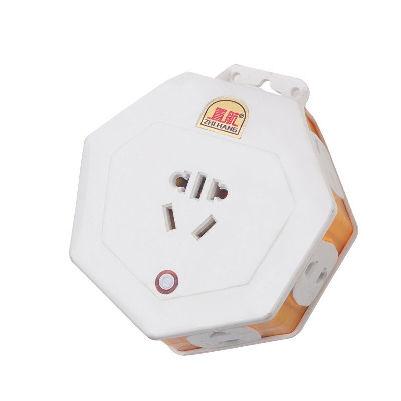 1pcs Multiple AC Electrical Rewireable Power Strip Outlets Extension Socket 4000W 10-16A no wire wirless