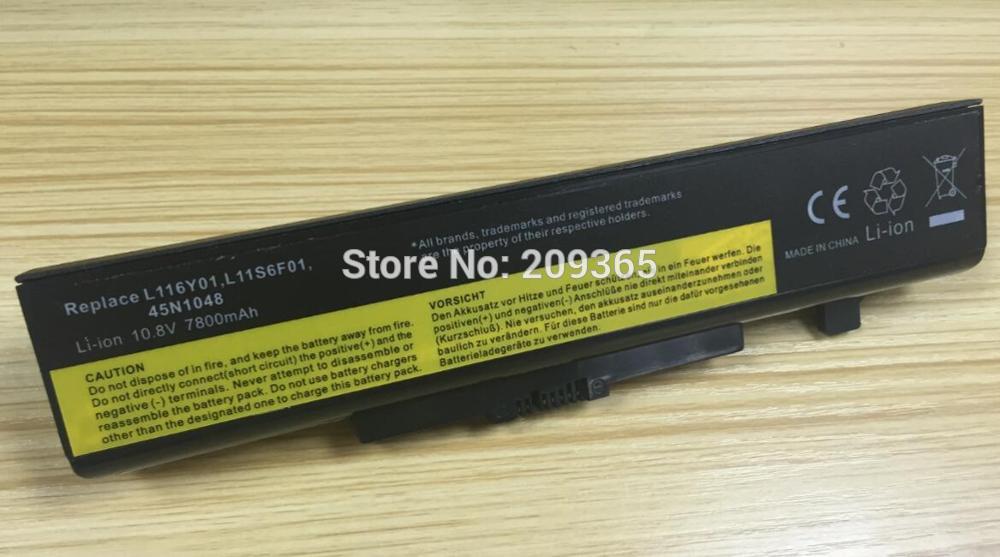 6600mAh 9 Cells laptop battery for LENOVO G500 Y485N Series IdeaPad G580 Y580 Y480 Z480 Y580N