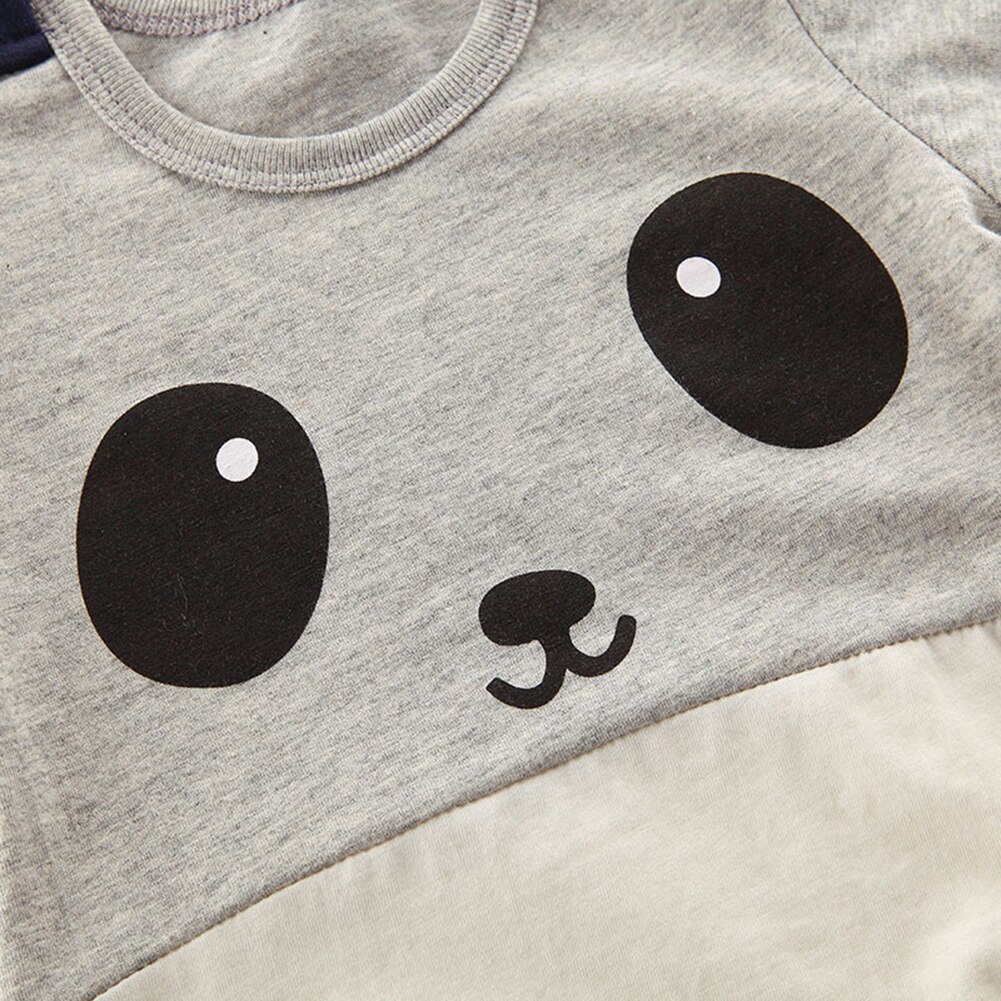 Baby Jongen Meisje Peuter Jumpsuit Cartoon Korte Mouw Romper 100% Katoen Rompertjes Leuke Varken Panda Koe Baby Jumpsuit 0-24M