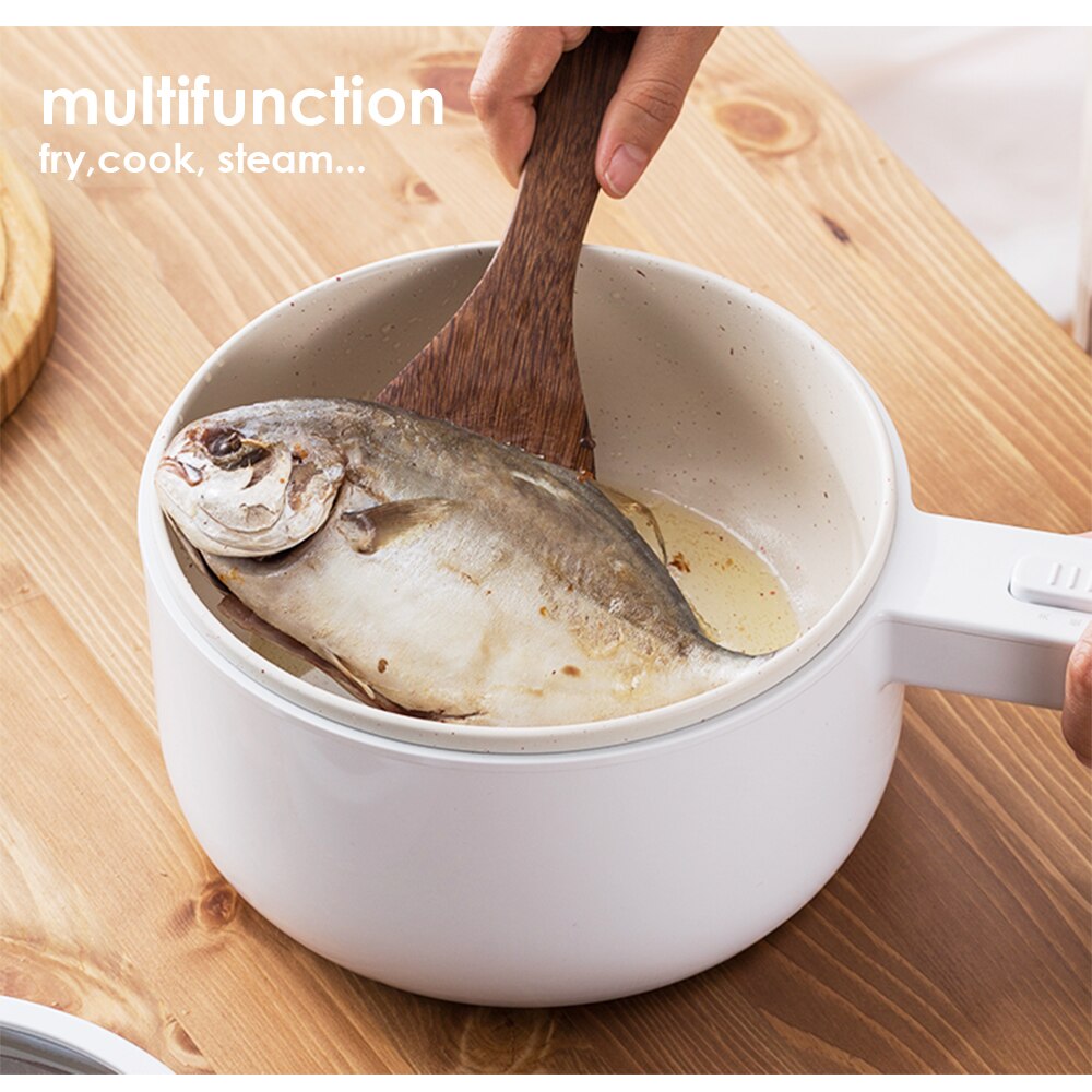 1.5L Electric Multi Cooker 700W Two Gears Power Electric Cooking Pot Home Dormitory Mini Electric Skillet Home Appliances