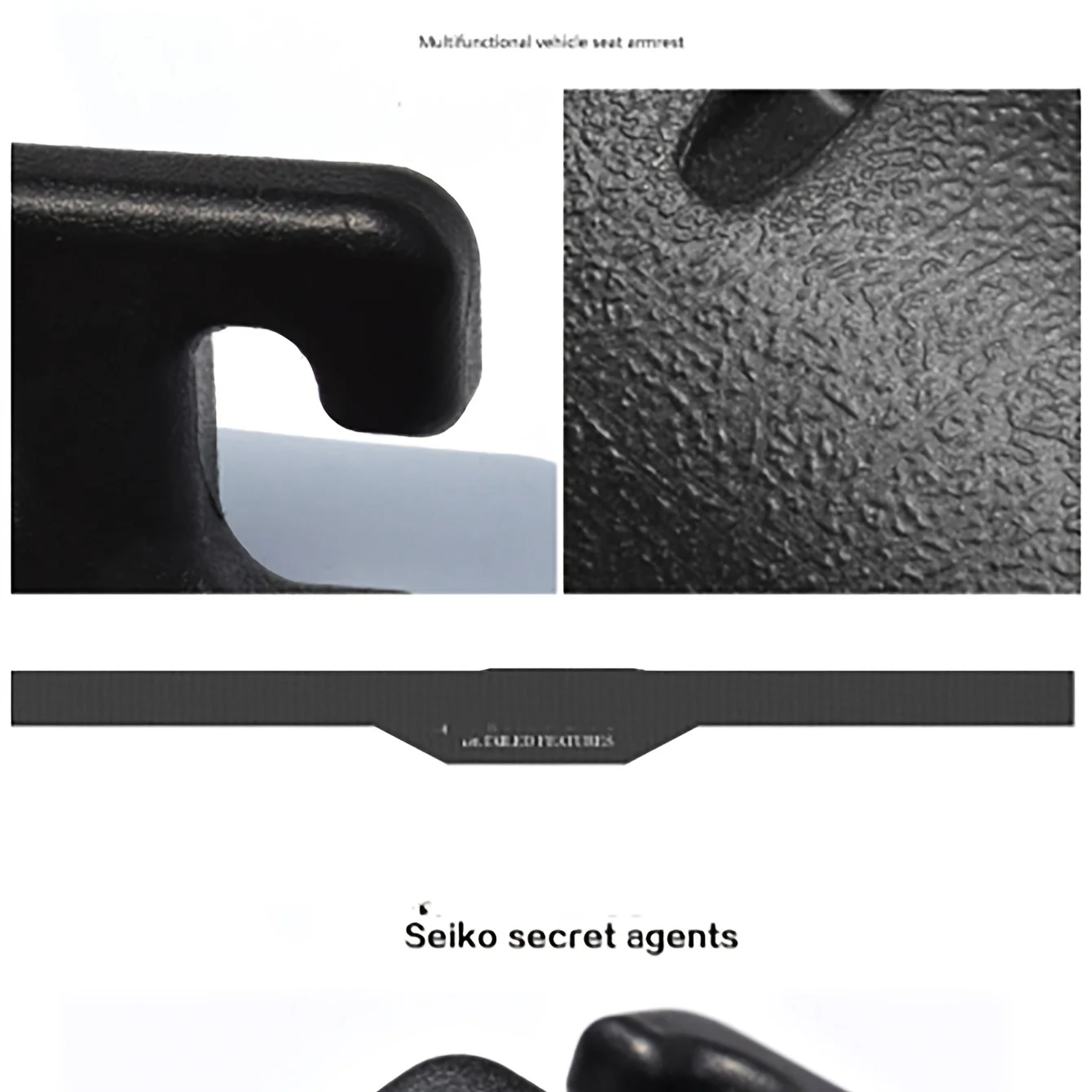 Crochet de poignée de voiture, fournitures intérieures de voiture, accoudoir de sécurité de voiture, suspension arrière de siège de voiture multifonctionnelle, crochet de suspension