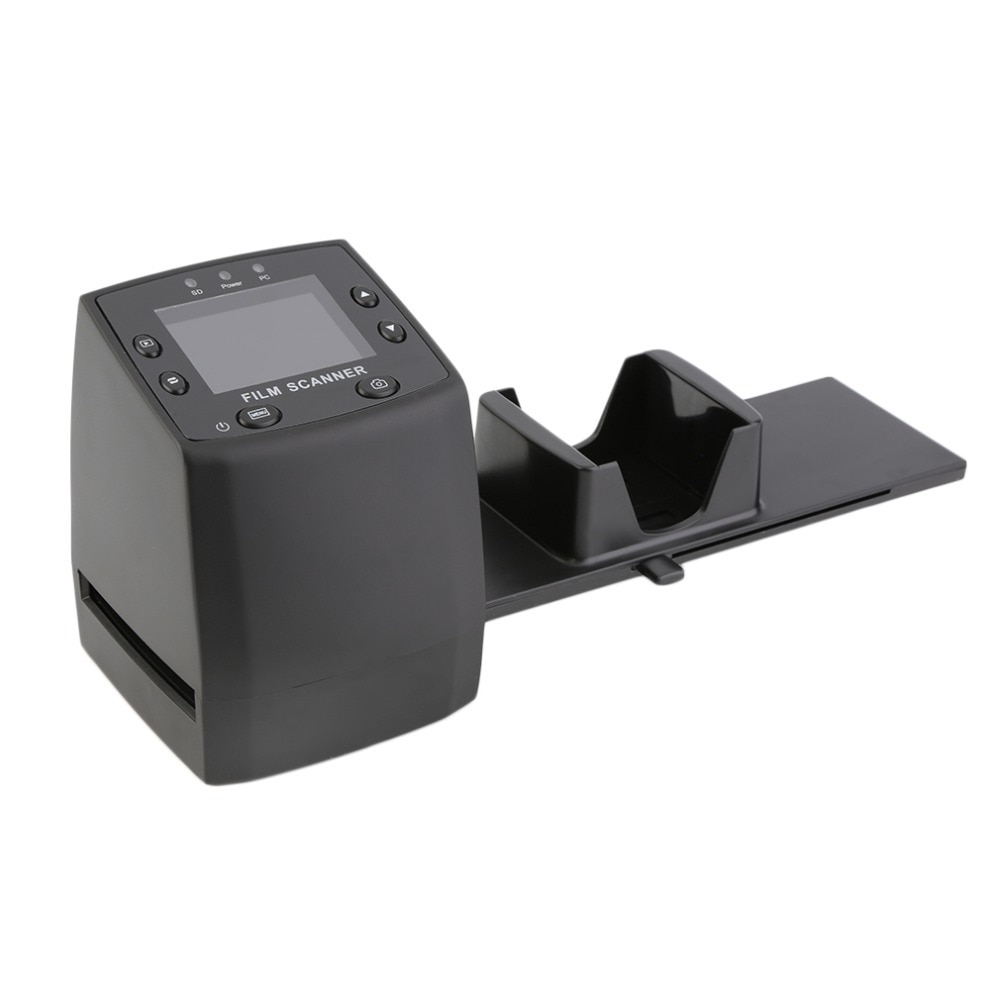 Scanner de Film négatif portable 35mm lecteur de diapositives Scanner USB numérique couleur Scanner de Film coulissant convertisseur 2.4 "LCD prise ue