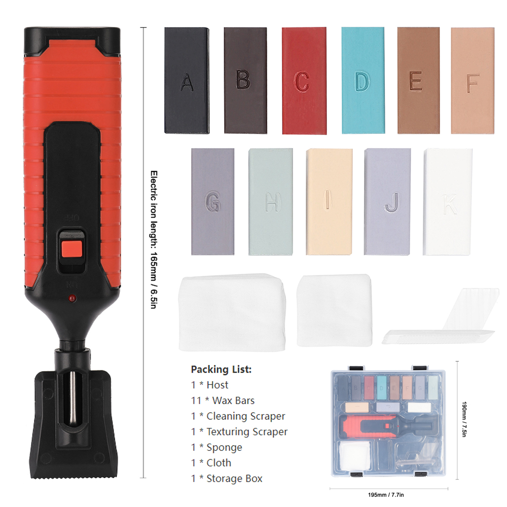 Ceramic Tile Repairing Tool Set Scratch Repairing Crack Fill Tile Surface DIY Floor Repair Kit Fix Wax Scratches Mending Tool