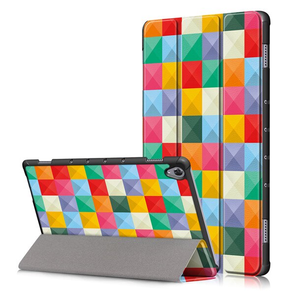 GLIGLE Magnet leather Case Cover for Huawei MediaPad M6 10.8 tablet shell +Screen film+touch pen: HLF