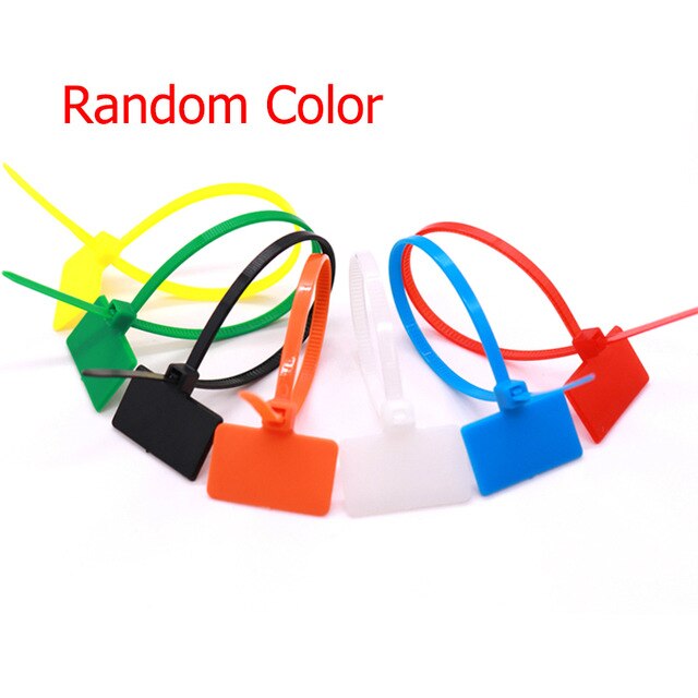 Plastic Tag Lus Kabel Tag Kabel Zelf Labels Nylon Mark: Multicolor