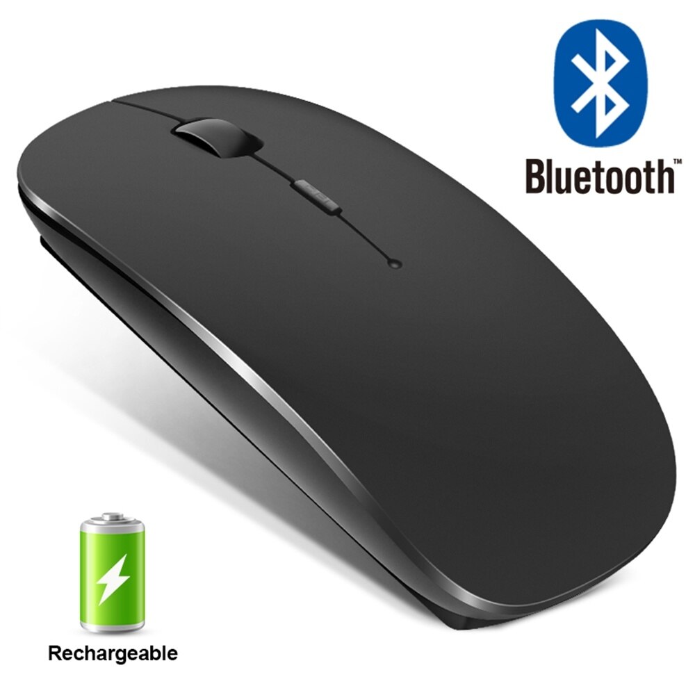 Draadloze Muis Bluetooth Oplaadbare Muis Draadloze Computer Stille Mause Ergonomische Mini Muis Usb Optische Muizen Voor Pc Laptop