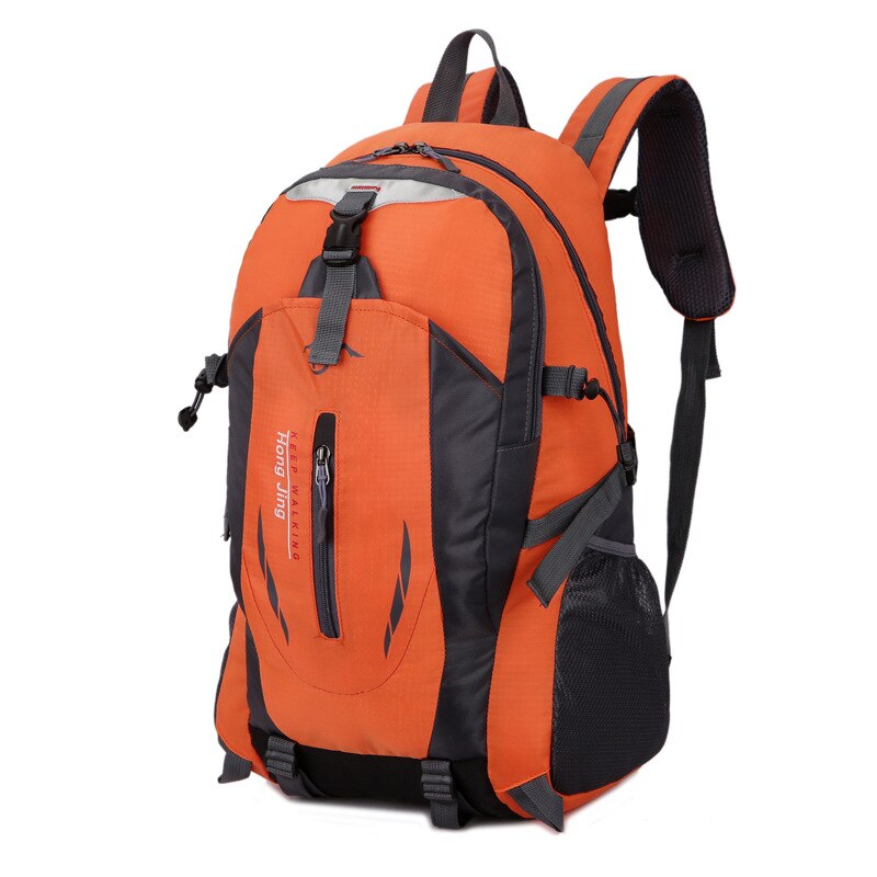 Nylon Waterdichte Reizen Rugzakken Mannen Klimmen Reistassen Wandelen Rugzak Outdoor Sport Schooltas Mannen Rugzak Vrouwen: Oranje