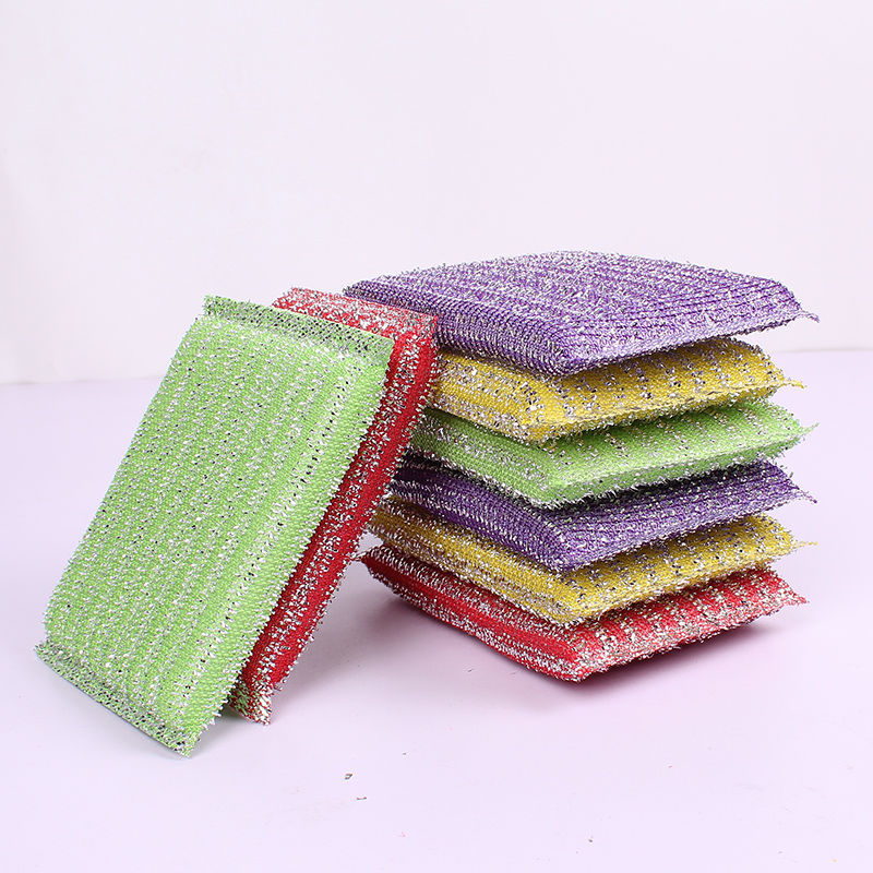 Esponja para lavar platos de doble cara, esponja para fregar sin arañazos, esponjas para lavar ollas, cocina casera, trapos de esponja para limpiar platos engrosados