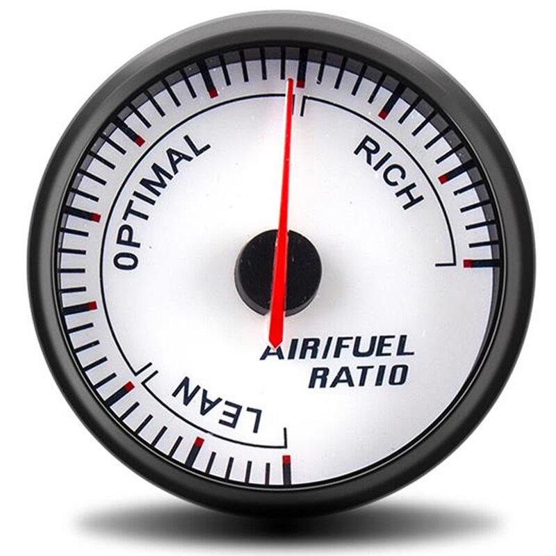 60mm Tachometer Boost Vacuum Water Temp Oil temperature Oil Press Voltage Air Fuel Ratio EGT Gauge Black Case gps speedometer: air fuel ratio