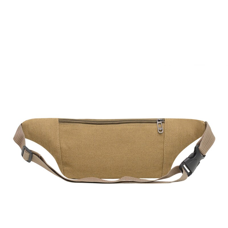De Leisure Mens Satchel Purse Drie Lagen Close-Fitting Sport Mannen Canvas Borst Pakket Terug Perceel Trend