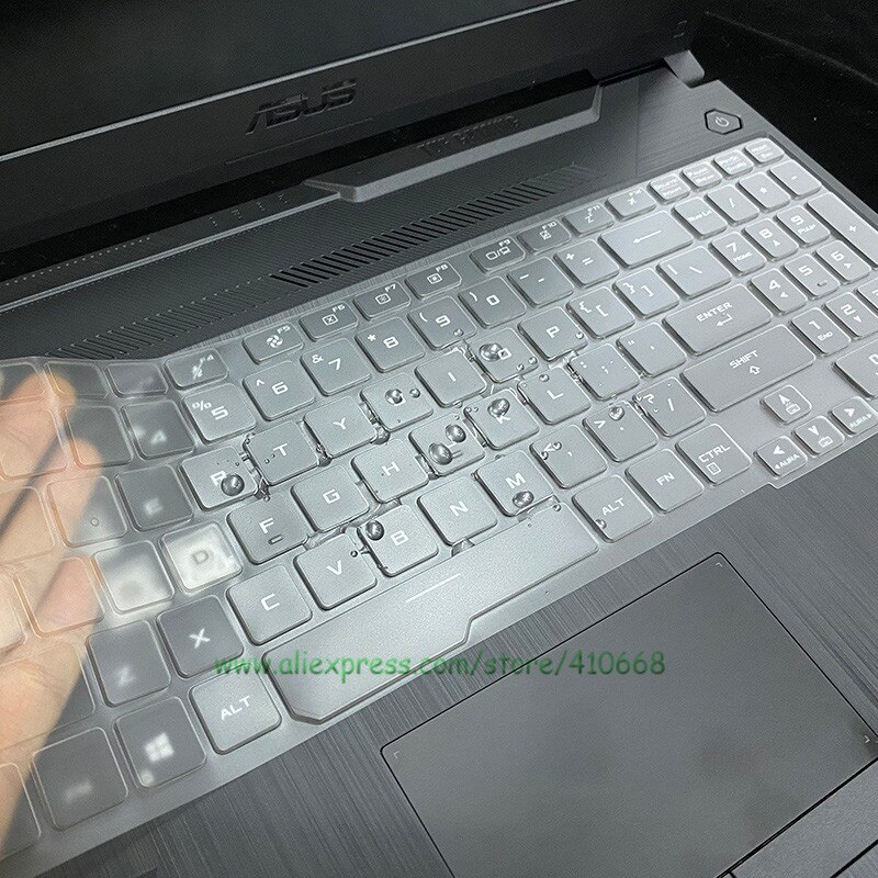 Housse de clavier en TPU transparent, pour pc portable ASUS TUF Gaming F15 FX506 FX506LI FX506LH FX506IV / Asus TUF F17 FA706 FX706LI FX706