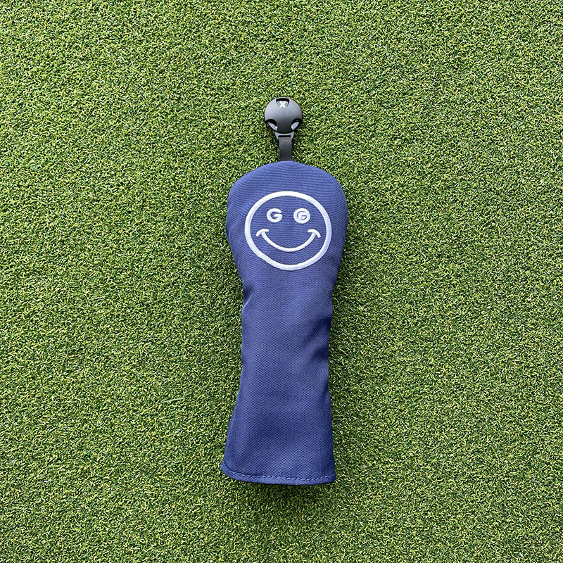 Smile golfklubba  #1 #3 #5 trähuvudskydd driver fairway woods skydd putterhuvudskydd: Mörkgrå