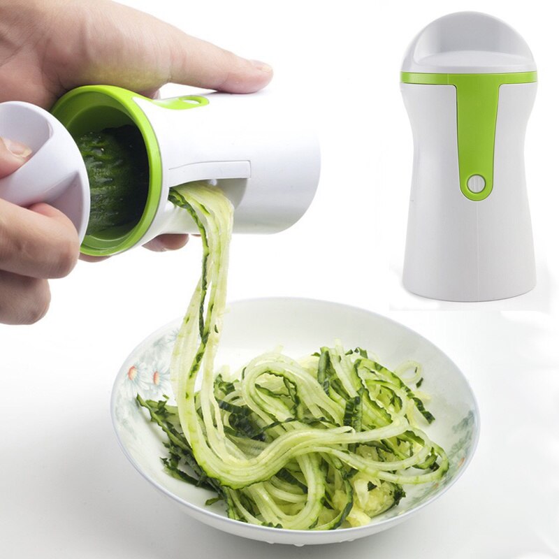 Multifunction Radish Spiral Grater Manual Stainless Steel Spiral Cutter Kichen Accessories